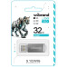 Флеш накопичувач USB 32Gb Wibrand Cougar, Silver, USB 2.0 (WI2.0/ CU32P1S)