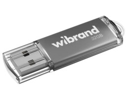 Флеш накопичувач USB 32Gb Wibrand Cougar, Silver, USB 2.0 (WI2.0/ CU32P1S) Флеш накопичувач USB 32Gb Wibrand Cougar, Silver, USB 2.0 (WI2.0/ CU32P1S)