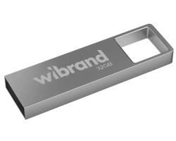 Флеш накопичувач USB 32Gb Wibrand Shark, Silver, USB 2.0 (WI2.0/ SH32U4S)