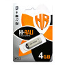 Флеш накопичувач USB 4Gb Hi-Rali Fit, Silver, USB 2.0 (HI-4GBFITSL)