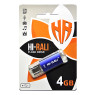 Флеш накопичувач USB 4Gb Hi-Rali Rocket, Blue, USB 2.0 (HI-4GBVCBL)