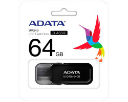 Флеш накопичувач USB 64Gb ADATA UV240, Black, USB 2.0 (AUV240-64G-RBK)-foto3