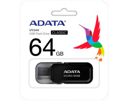 Флеш накопичувач USB 64Gb ADATA UV240, Black, USB 2.0 (AUV240-64G-RBK)-foto3