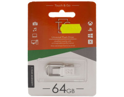 Флеш накопичувач USB 64Gb T&G Metal TG105, Silver, Type-C / USB 3.0 (TG104TC-64G3) Флеш накопичувач USB 64Gb T&G Metal TG105, Silver, Type-C / USB 3.0 (TG104TC-64G3)
