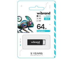 Флеш накопичувач USB 64Gb Wibrand Chameleon, Black, USB 2.0 (WI2.0/ CH64U6B)-foto2