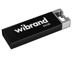 Флеш накопичувач USB 64Gb Wibrand Chameleon, Black, USB 2.0 (WI2.0/ CH64U6B)