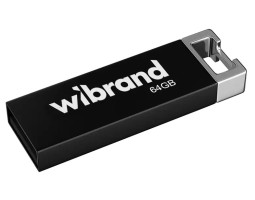 Флеш накопичувач USB 64Gb Wibrand Chameleon, Black, USB 2.0 (WI2.0/ CH64U6B)