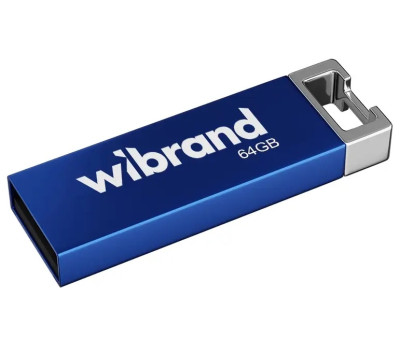 Флеш накопичувач USB 64Gb Wibrand Chameleon, Blue, USB 2.0 (WI2.0/ CH64U6U) Флеш накопичувач USB 64Gb Wibrand Chameleon, Blue, USB 2.0 (WI2.0/ CH64U6U)