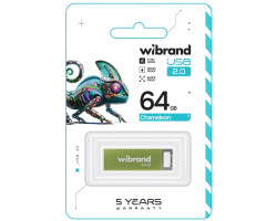 Флеш накопичувач USB 64Gb Wibrand Chameleon, Light Green, USB 2.0 (WI2.0/ CH64U6LG)-foto2