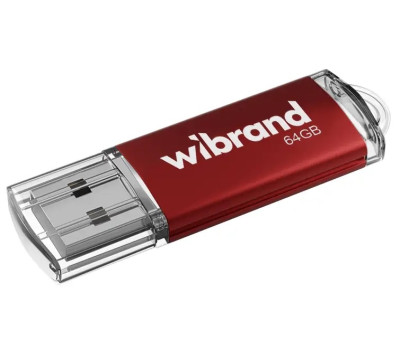 Флеш накопичувач USB 64Gb Wibrand Cougar, Red, USB 2.0 (WI2.0/ CU64P1R) Флеш накопичувач USB 64Gb Wibrand Cougar, Red, USB 2.0 (WI2.0/ CU64P1R)