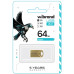 Флеш накопичувач USB 64Gb Wibrand Hawk, Gold, USB 2.0 (WI2.0/ HA64M1G)