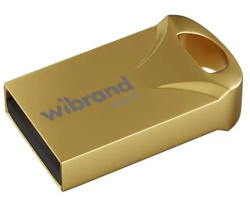 Флеш накопичувач USB 64Gb Wibrand Hawk, Gold, USB 2.0 (WI2.0/ HA64M1G)
