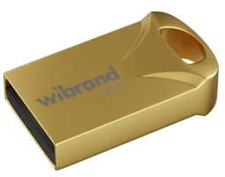 Флеш накопичувач USB 64Gb Wibrand Hawk, Gold, USB 2.0 (WI2.0/ HA64M1G) Флеш накопичувач USB 64Gb Wibrand Hawk, Gold, USB 2.0 (WI2.0/ HA64M1G)