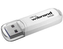 Флеш накопичувач USB 64Gb Wibrand Marten, White, USB 3.2 Gen 1 (WI3.2/ MA64P10W)