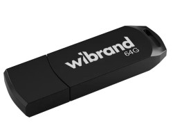 Флеш накопичувач USB 64Gb Wibrand Mink, Black, USB 2.0 (WI2.0/ MI64P4B)