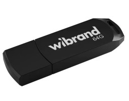 Флеш накопичувач USB 64Gb Wibrand Mink, Black, USB 2.0 (WI2.0/ MI64P4B)