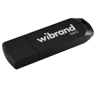 Флеш накопичувач USB 64Gb Wibrand Mink, Black, USB 2.0 (WI2.0/ MI64P4B)