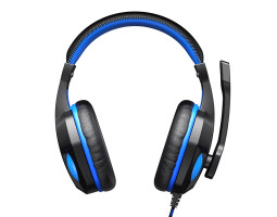 Навушники Havit HV-H763d Black/ Blue, mini jack 3,5 mm x 2, 16 Ом, кабель 1.8 м (6939119048495)-foto2