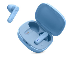Навушники JBL Wave Flex, Blue, Bluetooth, мікрофон, чохол з функцією зарядки (JBLWFLEXBLU)-foto2