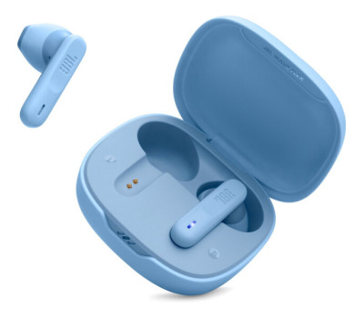 Навушники JBL Wave Flex, Blue, Bluetooth, мікрофон, чохол з функцією зарядки (JBLWFLEXBLU)