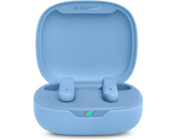 Навушники JBL Wave Flex, Blue, Bluetooth, мікрофон, чохол з функцією зарядки (JBLWFLEXBLU)-foto3