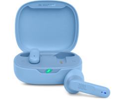 Навушники JBL Wave Flex, Blue, Bluetooth, мікрофон, чохол з функцією зарядки (JBLWFLEXBLU)