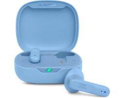 Навушники JBL Wave Flex, Blue, Bluetooth, мікрофон, чохол з функцією зарядки (JBLWFLEXBLU) Навушники JBL Wave Flex, Blue, Bluetooth, мікрофон, чохол з функцією зарядки (JBLWFLEXBLU)