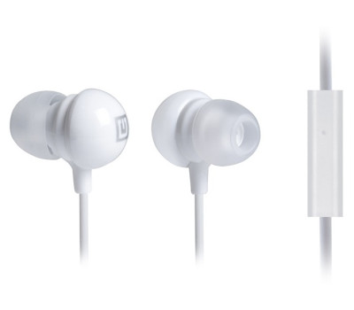 Навушники REAL-EL Z-1070, White, Mini jack 3.5 мм, вакуумні, кабель 1.2 м