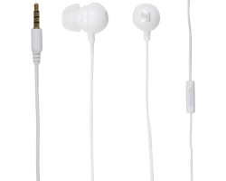 Навушники REAL-EL Z-1070, White, Mini jack 3.5 мм, вакуумні, кабель 1.2 м