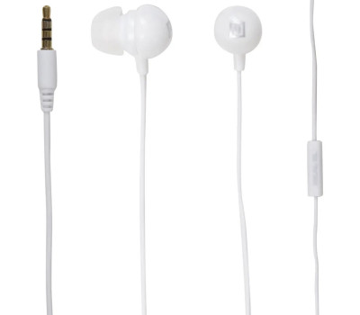 Навушники REAL-EL Z-1070, White, Mini jack 3.5 мм, вакуумні, кабель 1.2 м