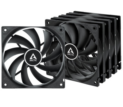 Вентилятор 120 мм, Arctic F12, Black, 5 шт, 120х120х25 мм, 1350 об/ хв, 3-pin, (ACFAN00248A) Вентилятор 120 мм, Arctic F12, Black, 5 шт, 120х120х25 мм, 1350 об/ хв, 3-pin, (ACFAN00248A)