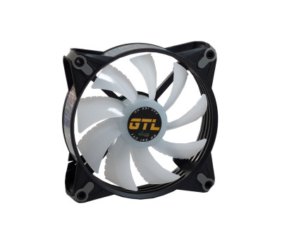 Вентилятор 120 мм, GTL Multicolor B1, Black/ White, 120x120x25 мм, (GTL-120LMCB1P ARGB)