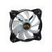 Вентилятор 120 мм, GTL Multicolor B1, Black/ White, 120x120x25 мм, (GTL-120LMCB1P ARGB)