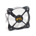 Вентилятор 120 мм, GTL Multicolor B1, Black/ White, 120x120x25 мм, (GTL-120LMCB1P ARGB)