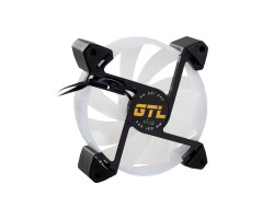 Вентилятор 120 мм, GTL Multicolor B3, White/ Black, 120x120x25 мм, (GTL-120LMCB3P ARGB)-foto2