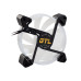 Вентилятор 120 мм, GTL Multicolor B3, White/ Black, 120x120x25 мм, (GTL-120LMCB3P ARGB)