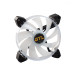 Вентилятор 120 мм, GTL Multicolor B3, White/ Black, 120x120x25 мм, (GTL-120LMCB3P ARGB)