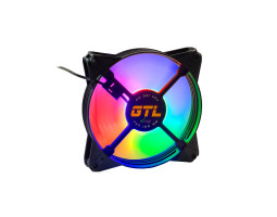 Вентилятор 120 мм, GTL Multicolor F1, Black, 120x120x25 мм, LED підсвічування, (GTL-120LMCF1)-foto3