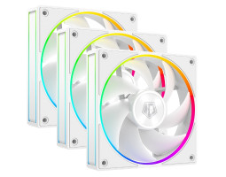Вентилятор 120 мм, ID-Cooling AF-127-ARGB-W TRIO, White, 3 шт, 120x120x27 мм