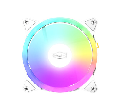 Вентилятор 120 мм, PcCooler F3 T120 ARGB, White, 3 шт, 120х120х25 мм