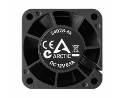 Вентилятор 40 мм, Arctic S4028-6K, Black, 40х40х28 мм, PWM, 250-6000 об/ хв, 4-pin (ACFAN00185A)-foto3