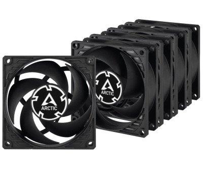 Вентилятор 80 мм, Arctic P8, Black, 5 шт, 80х80х25 мм, (ACFAN00153A)
