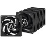 Вентилятор 80 мм, Arctic P8, Black, 5 шт, 80х80х25 мм, (ACFAN00153A)