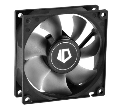 Вентилятор 80 мм, ID-Cooling NO-8025-SD, Black, 80x80x25 мм, 2000 об/ хв, 21 дБ, 3-pin