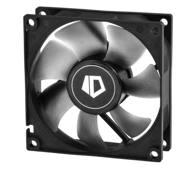 Вентилятор 80 мм, ID-Cooling NO-8025-SD, Black, 80x80x25 мм, 2000 об/ хв, 21 дБ, 3-pin