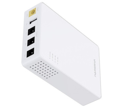 Джерело безперебійного живлення для роутера Marsriva KP3, White, 10000 mAh Джерело безперебійного живлення для роутера Marsriva KP3, White, 10000 mAh