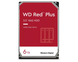 Жорсткий диск 3.5&Prime; 6Tb Western Digital Red Plus, SATA3, 256Mb, 5400 rpm (WD60EFPX)
