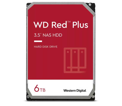 Жорсткий диск 3.5″ 6Tb Western Digital Red Plus, SATA3, 256Mb, 5400 rpm (WD60EFPX) Жорсткий диск 3.5″ 6Tb Western Digital Red Plus, SATA3, 256Mb, 5400 rpm (WD60EFPX)