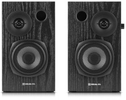 Колонки 2.0 REAL-EL S-235 Black, 2 x 9 Вт, МДФ, живлення від 220V, керування збоку-foto2