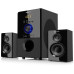 Колонки 2.1 REAL-EL M-555 Black, сателіти 2 x 12.5 Вт, сабвуфер 30 Вт, МДФ, Bluetooth, FM-тюнер, USB Колонки 2.1 REAL-EL M-555 Black, сателіти 2 x 12.5 Вт, сабвуфер 30 Вт, МДФ, Bluetooth, FM-тюнер, USB